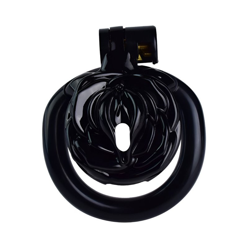 CockLock Cage de Chasteté Sissy Rose 3.5 x 3.5 cm Noire